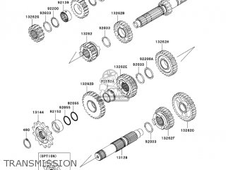 TRANSMISSION - KX250T7F KX250F 2007 USA CANADA