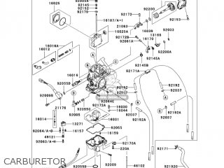 CARBURETOR - KX250T7F KX250F 2007 USA CANADA