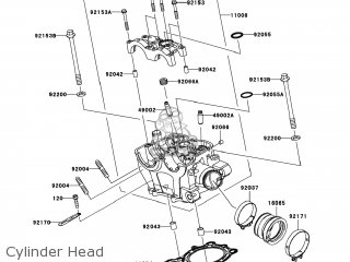 Kawasaki KX250-YCF KX250F 2012 USA parts lists and schematics