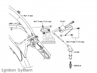 Kawasaki KX250-YCF KX250F 2012 USA parts lists and schematics
