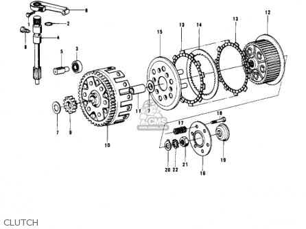 CLUTCH - KX400 1975 USA