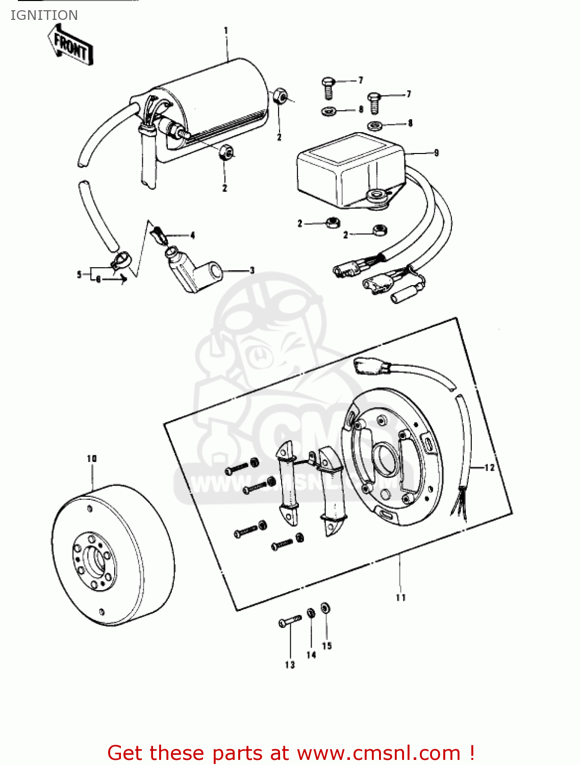 IGNITION KX400-A2 1976 USA