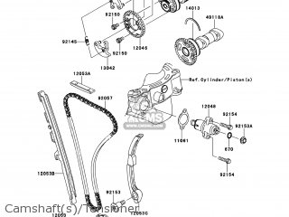 Kawasaki KX450-FCF KX450F 2012 USA parts lists and schematics