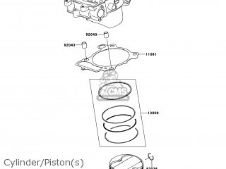 Kawasaki KX450-FCF KX450F 2012 USA parts lists and schematics