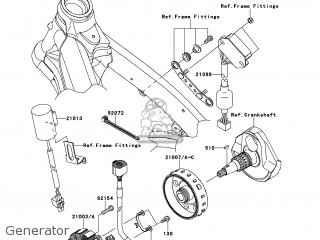 Kawasaki KX450-FDF KX450F 2013 USA parts lists and schematics