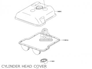 CYLINDER HEAD COVER - KX450D6F KX450F 2006 USA CANADA