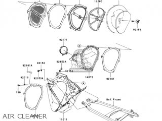 AIR CLEANER - KX450D6F KX450F 2006 USA CANADA