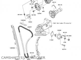 CAMSHAFT(S)/TENSIONER - KX450D6F KX450F 2006 USA CANADA