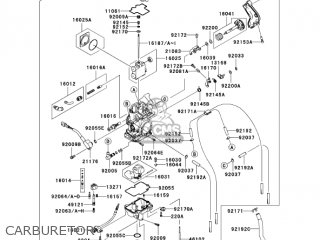 CARBURETOR - KX450D6F KX450F 2006 USA CANADA