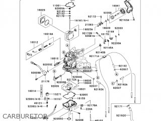 CARBURETOR - KX450D7F KX450F 2007 USA CANADA