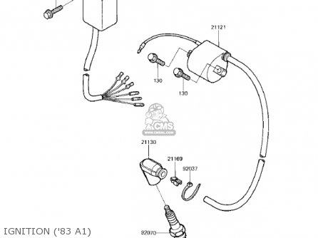 IGNITION ('83 A1) - KX500-A1 KX500 1983 USA CANADA
