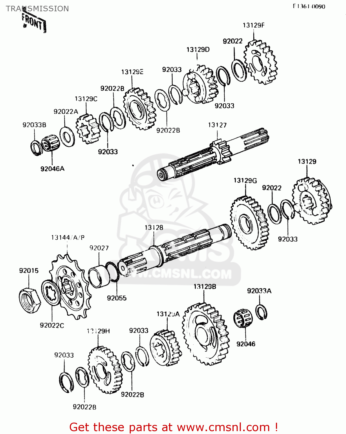 TRANSMISSION KX500-A2 1984 UNITED KINGDOM AL