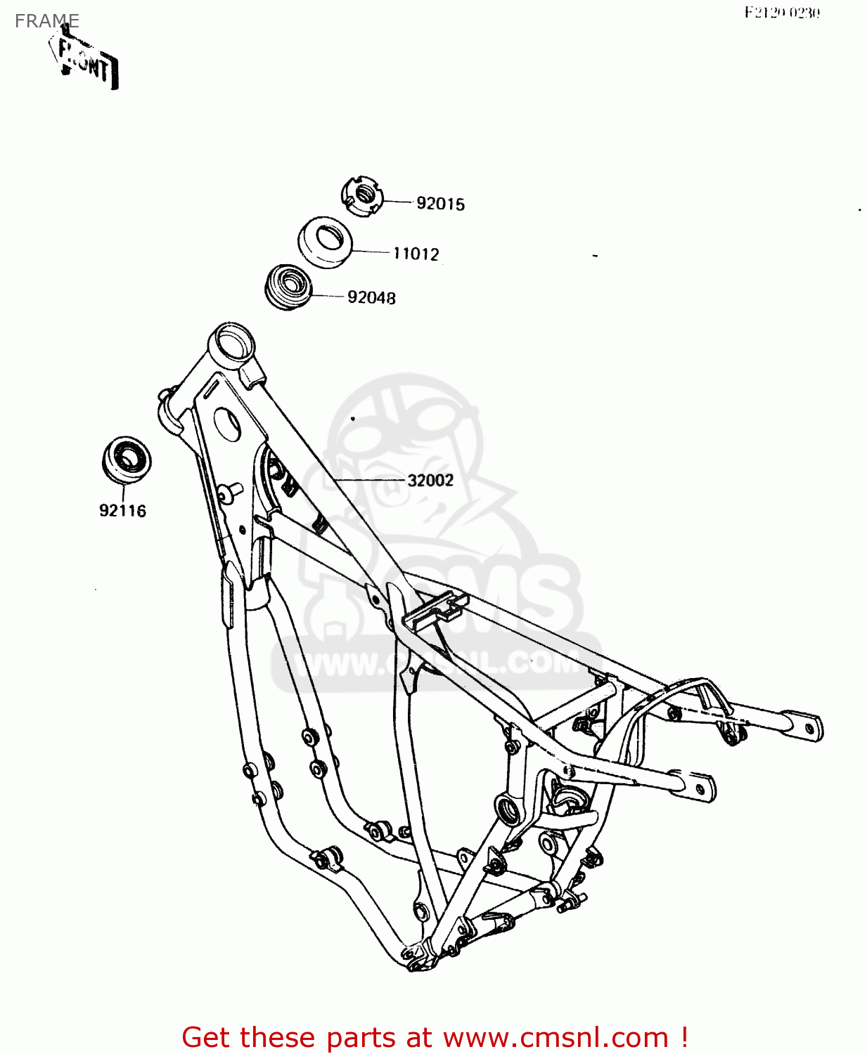 FRAME KX500-A2 1984 UNITED KINGDOM AL
