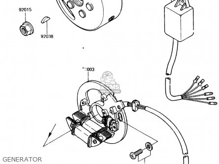 GENERATOR - KX500-A2 1984 UNITED KINGDOM AL