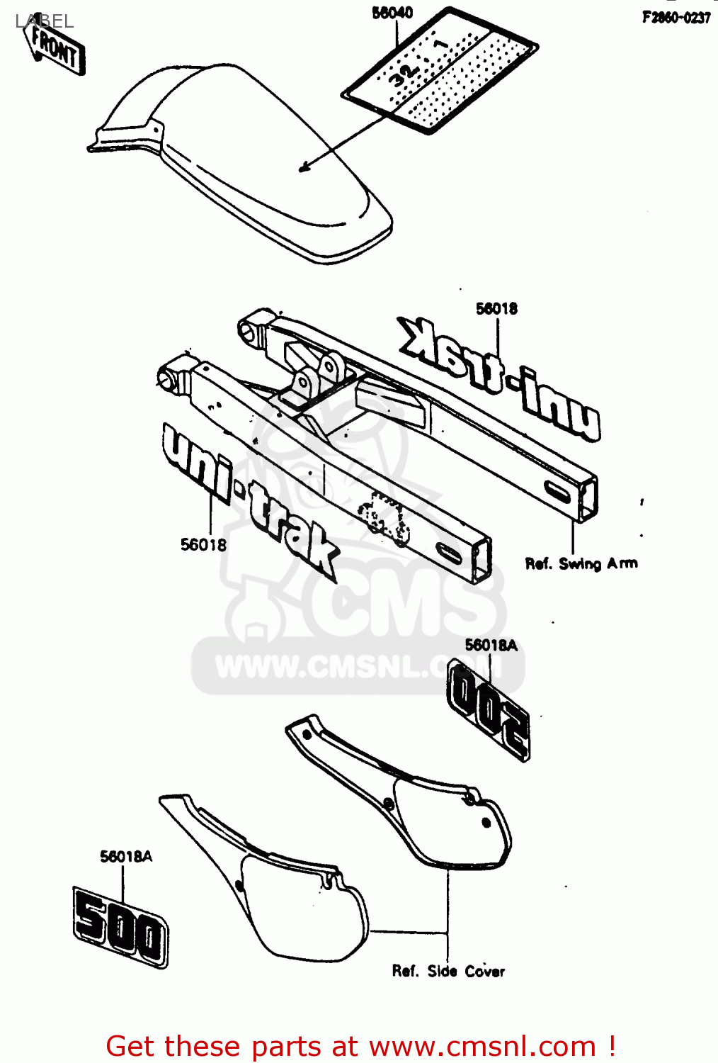 LABEL KX500-B1 1985 EUROPE UK AL