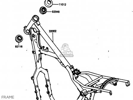 FRAME - KX500-B1 1985 EUROPE UK AL