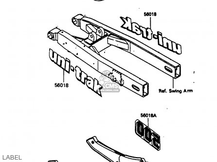 LABEL - KX500-B1 1985 EUROPE UK AL