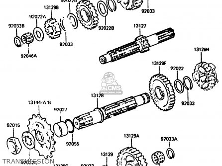 TRANSMISSION - KX500-B2 1986 EUROPE UK AL