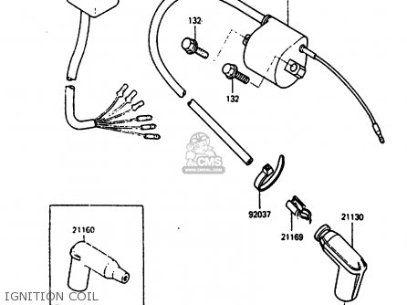 IGNITION COIL - KX500-B2 1986 EUROPE UK AL