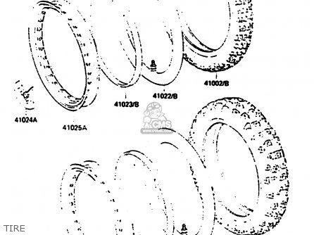 TIRE - KX500-B2 1986 EUROPE UK AL