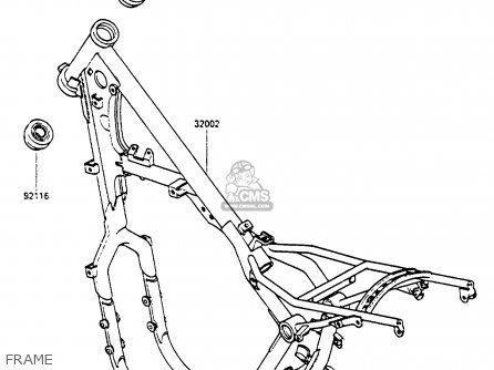 FRAME - KX500-B2 1986 EUROPE UK AL