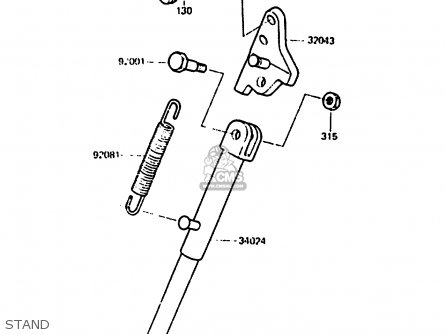 STAND - KX500-B2 1986 EUROPE UK AL