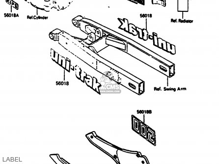 LABEL - KX500-B2 1986 EUROPE UK AL