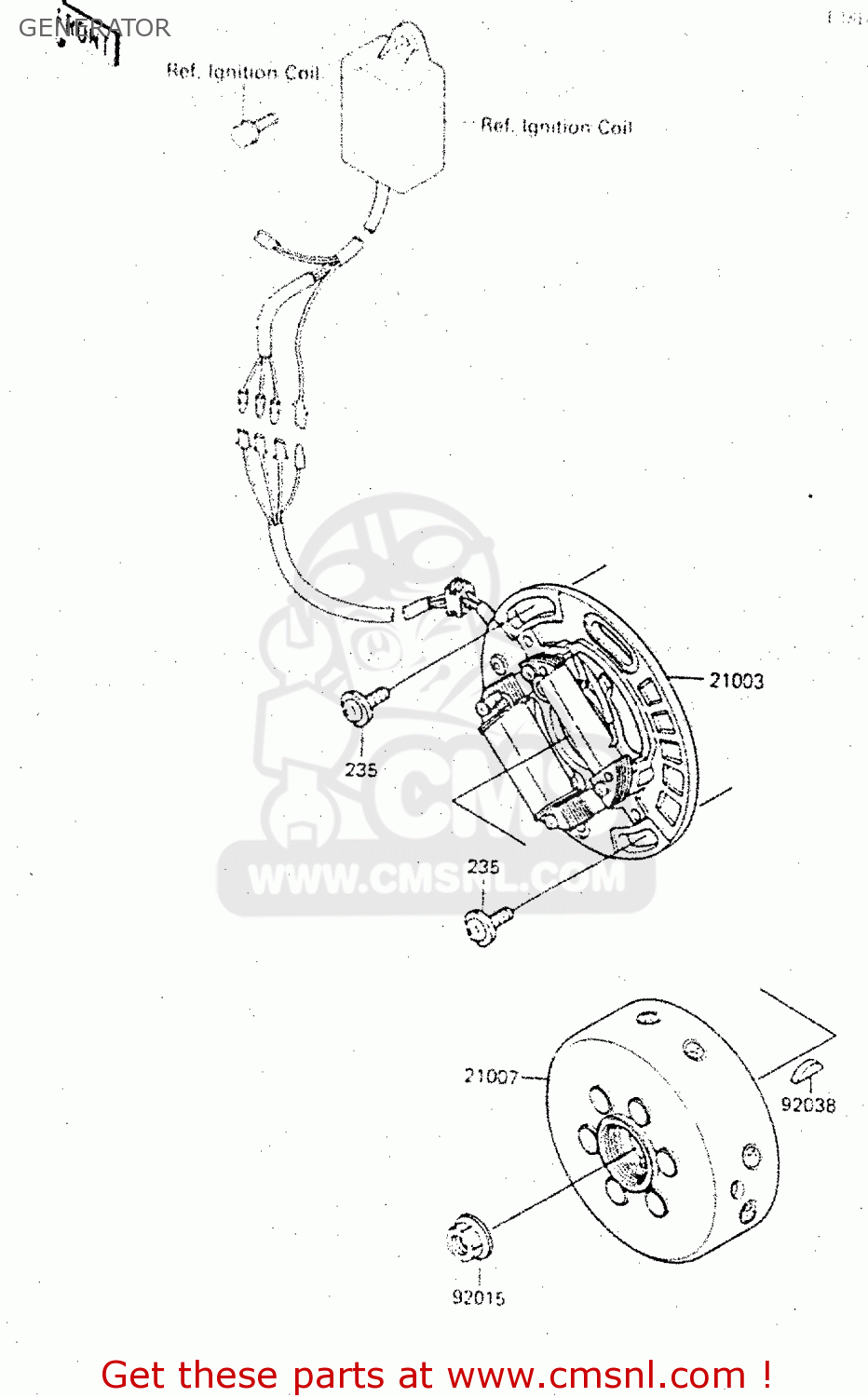 GENERATOR KX500-C1 1987 EUROPE UK AL