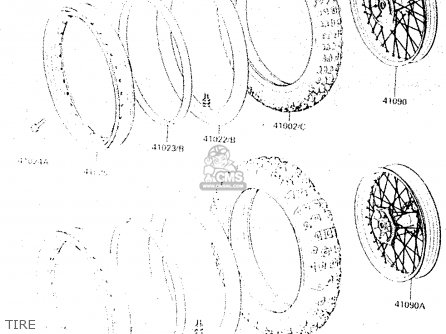 TIRE - KX500-C1 1987 EUROPE UK AL