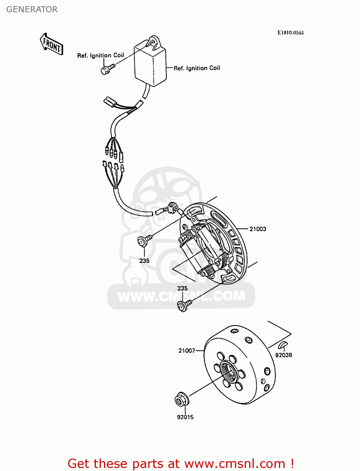 GENERATOR KX500-D1 1988 EUROPE UK AL