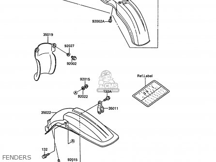 FENDERS - KX500-D1 1988 EUROPE UK AL