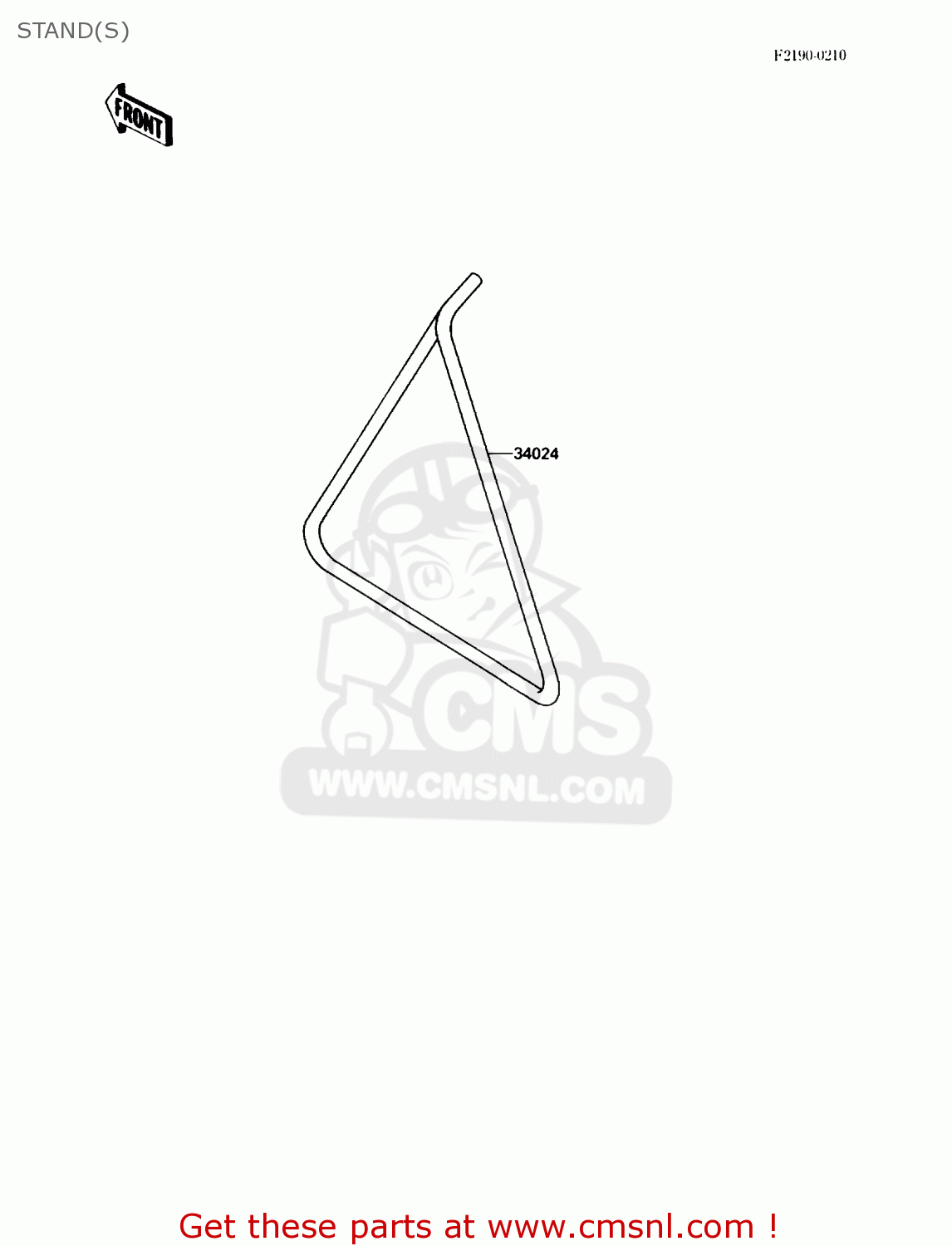 STAND(S) KX500-D1 1988 USA CANADA