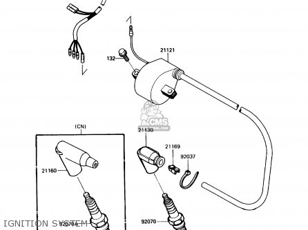 IGNITION SYSTEM - KX500-D1 1988 USA CANADA