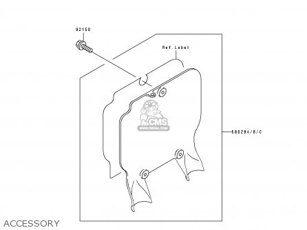 ACCESSORY - KX500-E1 1989 EUROPE UK AL