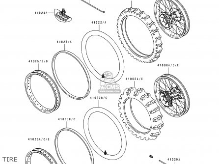 TIRE - KX500-E1 1989 USA CANADA