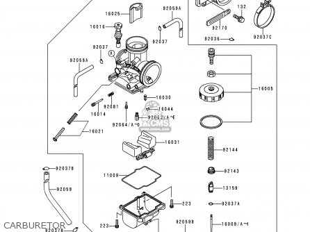 Kawasaki KX500-E10 1998 EUROPE AS parts lists and schematics