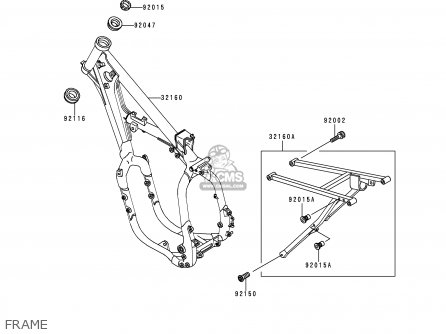 FRAME - KX500-E10 1998 EUROPE AS
