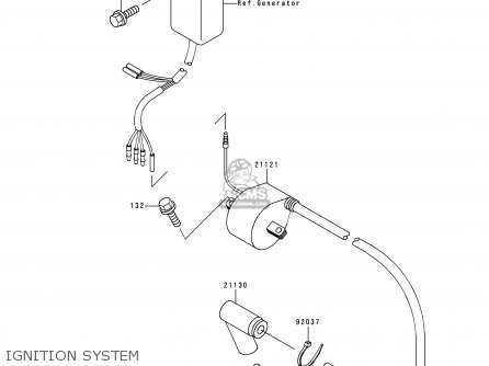 IGNITION SYSTEM - KX500-E11 1999 EUROPE AS