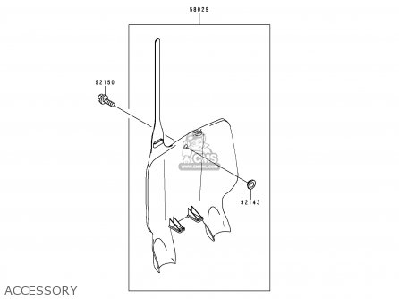 ACCESSORY - KX500-E11 1999 USA CANADA