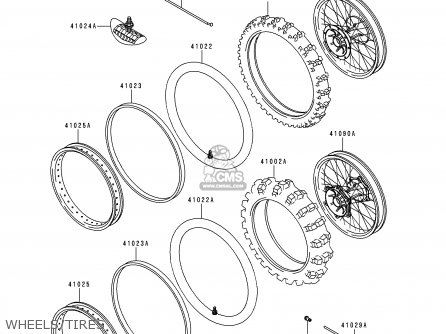 WHEELS/TIRES - KX500-E12 2000 USA CANADA