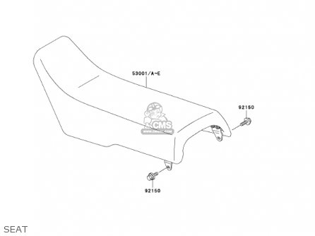 SEAT - KX500-E13 KX500 2001 USA CANADA