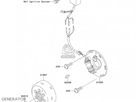 GENERATOR - KX500-E13 KX500 2001 USA CANADA