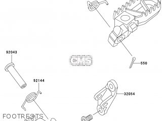 Kawasaki KX500-E15 2003 EUROPE parts lists and schematics