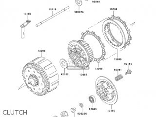 CLUTCH - KX500-E15 KX500 2003 USA CANADA