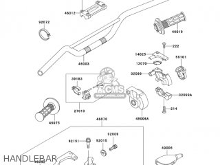 Kawasaki KX500-E16 KX500 2004 USA CANADA parts lists and schematics