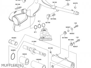 Kawasaki KX500-E16 KX500 2004 USA CANADA parts lists and schematics