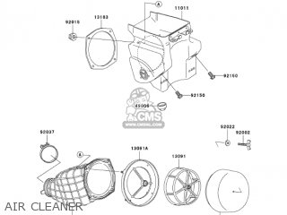 AIR CLEANER - KX500-E16 KX500 2004 USA CANADA