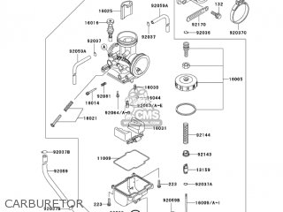 CARBURETOR - KX500-E16 KX500 2004 USA CANADA