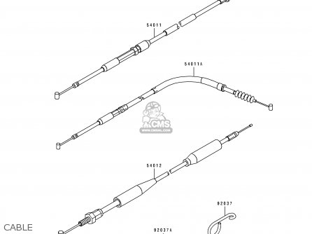 CABLE - KX500-E3 1991 USA CANADA