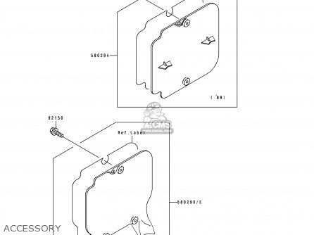 ACCESSORY - KX500-E3 1991 USA CANADA